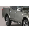 Sidebars - Misutonida - Design - Oval - Black Matte - Fiat - Fullback - Double Cab - 2016+