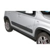 Sidebars - Misutonida - Pedana - Zwart Mat - Fiat - Panda - 4x4 - 2005-2012