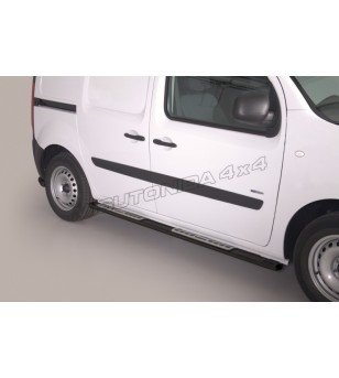 Seitenschutzbügel - Misutonida - Design - Oval - Schwarz matt - Mercedes - Citan - 2012-2021
