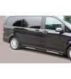 Sidorör - Misutonida - Design - Oval - Svart Matt - Mercedes - V Klasse - 2014-2019