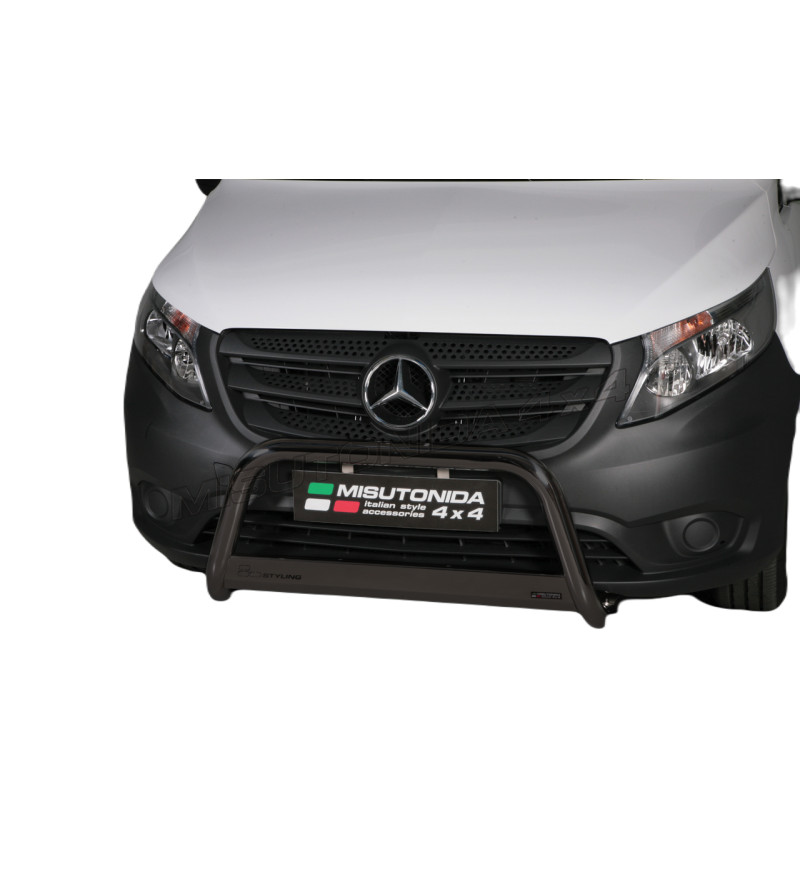 Bullenfänger - Misutonida - Medium - EU - Schwarz matt - Mercedes - V Klasse - 2014-2019 Bullenfänger - Misutonida - Medium - EU - Schwarz matt - Mercedes - V Klasse - 2014-2019