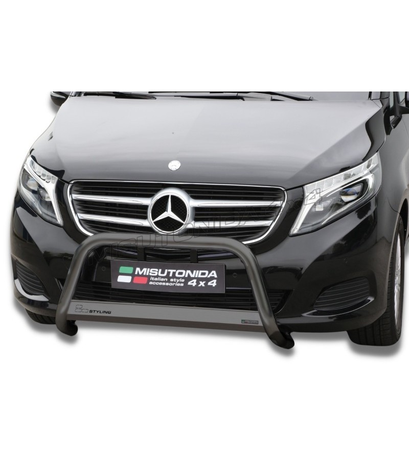 Bullenfänger - Misutonida - Medium - EU - Schwarz matt - Mercedes - V Klasse - 2014-2019 Bullenfänger - Misutonida - Medium - EU - Schwarz matt - Mercedes - V Klasse - 2014-2019