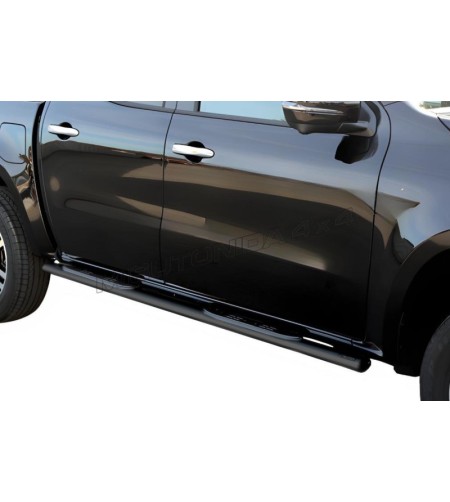 X-Klasse 17- Oval grand Pedana (Oval Side Bars with steps) Inox - GPO/428/PL - Lights and Styling