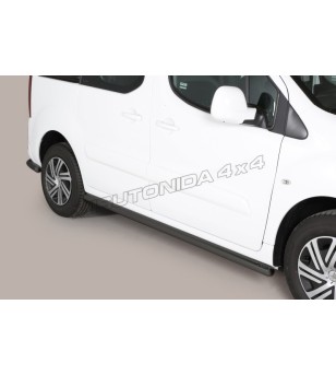 Sidebars - Misutonida - Pedana - Zwart Mat - Citroën - Berlingo - 2015-2018