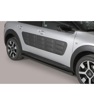 Seitenschutzbügel - Misutonida - Pedana - Schwarz matt - Citroën - C4 - Cactus - 2015-2017