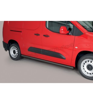 Sidebars - Misutonida - Pedana - Zwart Mat - Opel - Combo - L2 - 2018+