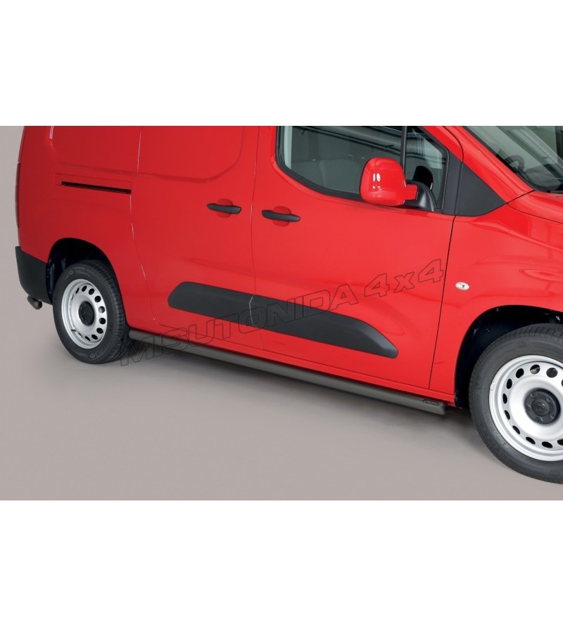 Sidebars - Misutonida - Pedana - Zwart Mat - Opel - Combo - L2 - 2018+ Sidebars - Misutonida - Pedana - Zwart Mat - Opel - Combo - L2 - 2018+