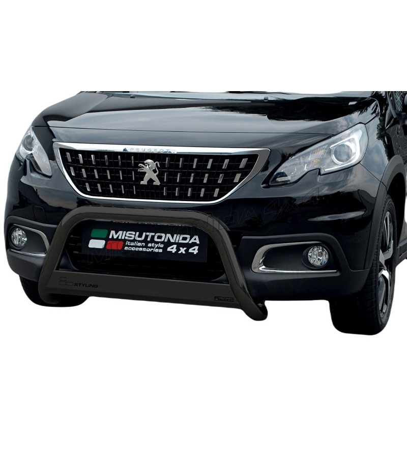 Bullenfänger - Misutonida - Medium - EU - Schwarz matt - Peugeot - 2008 - 2016-2019 Bullenfänger - Misutonida - Medium - EU - Schwarz matt - Peugeot - 2008 - 2016-2019