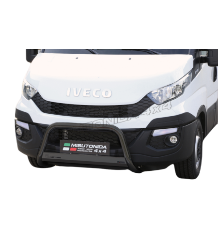 Iveco Daily 2014-, EC Approved Medium Bar Inox - EC/MED/375/PL - Bullbar / Lightbar / Bumperbar - Verstralershop