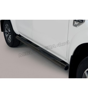 Seitenschutzbügel - Misutonida - Grand Pedana - Schwarz matt - Renault - Alaskan - Double Cab - 2017-2020