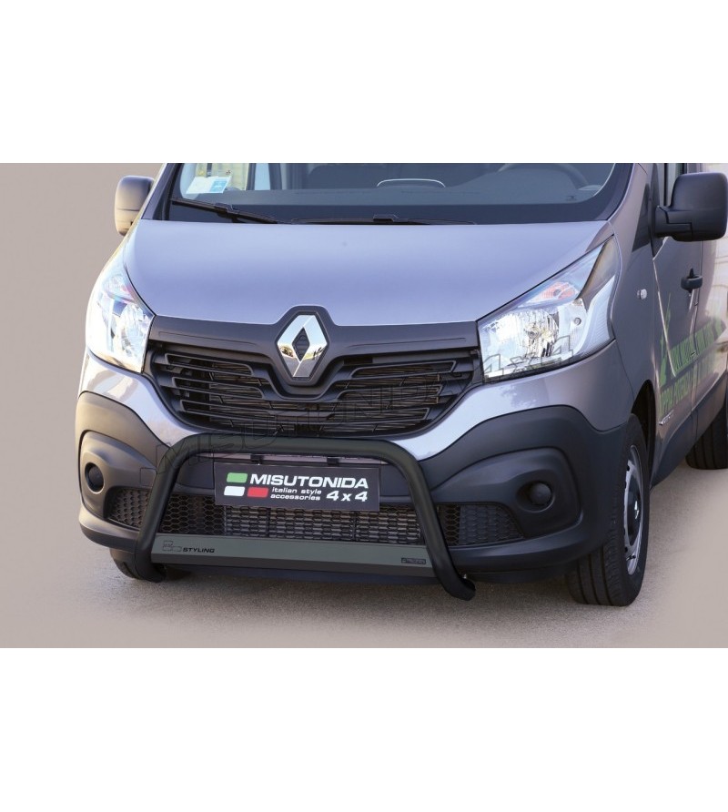 Bullenfänger - Misutonida - Medium - EU - Schwarz matt - Renault - Trafic - 2014-2018 Bullenfänger - Misutonida - Medium - EU - Schwarz matt - Renault - Trafic - 2014-2018