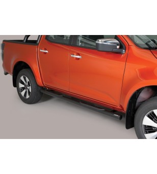 Seitenschutzbügel - Misutonida - Grand Pedana - Schwarz matt - Isuzu - D-Max - Double Cab - 2020+