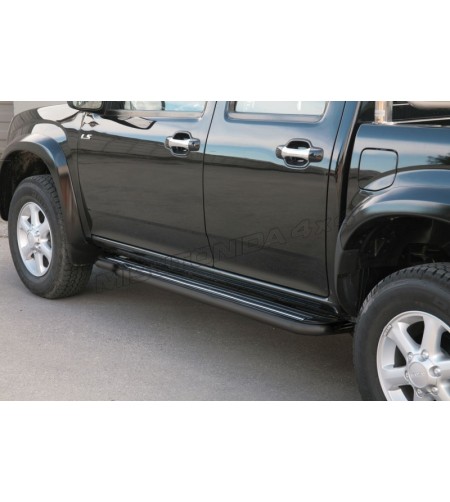 Sidorör - Misutonida - Steps - Svart Matt - Isuzu - D-Max - 2008-2012