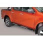 Sidebars - Misutonida - Design - Oval - Black matte - Set - Isuzu - D-Max - Double Cab - 2020+ Sidebars - Misutonida - Design - Oval - Black matte - Set - Isuzu - D-Max - Double Cab - 2020+