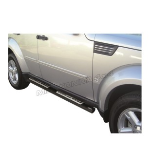 Sidebars - Misutonida - Design - Oval - Black Matte - Dodge - Nitro - 2007-2011