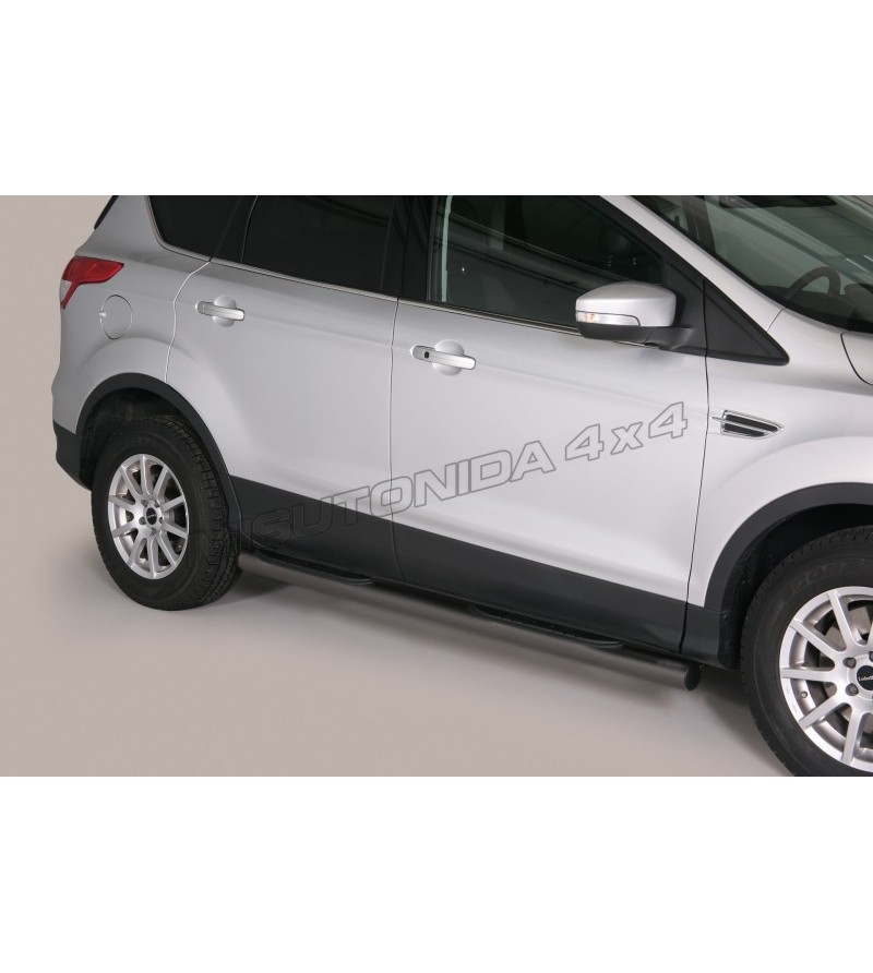Seitenschutzbügel - Misutonida - Grand Pedana - Schwarz matt - Satz - Ford - Kuga - 2013-2016 Seitenschutzbügel - Misutonida - Grand Pedana - Schwarz matt - Satz - Ford - Kuga - 2013-2016