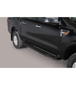 Sidebars - Misutonida - Steps - Black Matte - Ford - Ranger - 2012-2015