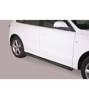 Sidorör - Misutonida - Grand Pedana - Oval - Svart Matt - Audi - Q5 - 2008-2015