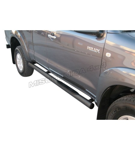 Seitenschutzbügel - Misutonida - Grand Pedana - Schwarz matt - Toyota - Hilux - Extra Cab - 2006-2010