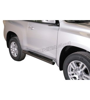 Sidebars - Misutonida - Grand Pedana - Zwart Mat - Toyota - Landcruiser 150 - 3 Deurs - 2009-2013
