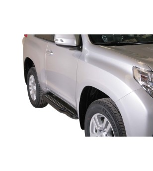 Sidebars - Misutonida - Steps - Zwart Mat - Toyota - Landcruiser 150 - 3 Deurs - 2009-2013