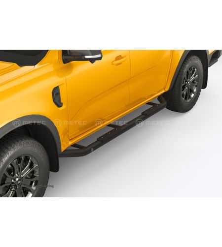 Seitenschutzbügel - Metec - Offroad - Schwarz - Ford - Ranger - 2023+