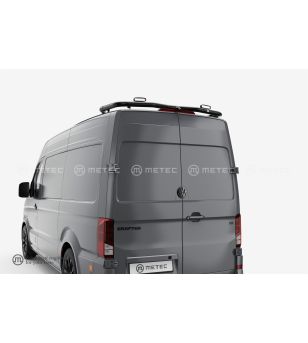Dakbeugel - Metec - Work - Voertuig met parkeercamera - Zwart - Volkswagen - Crafter - H2 - 2017+