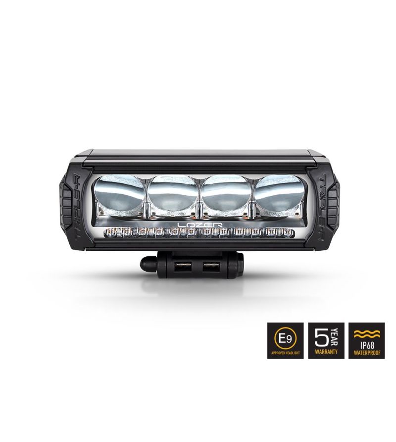 LED bar - Lazer - Triple-R 750 - 9.1" - 23cm - Positielicht Wit/Amber - 2 flitspatronen - Driving LED bar - Lazer - Triple-R 750 - 9.1" - 23cm - Positielicht Wit/Amber - 2 flitspatronen - Driving