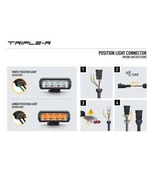 LED bar - Lazer - Triple-R 750 - 9'' - Meerdere flitspatronen - Wide