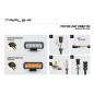 LED Lightbar - Lazer - Triple-R 750 - 9.1" - 23cm - Positionslicht Weiß/Amber - 2 Blitzmuster - Driving LED Lightbar - Lazer - Triple-R 750 - 9.1" - 23cm - Positionslicht Weiß/Amber - 2 Blitzmuster - Driving
