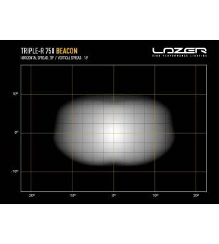 LED bar - Lazer - Triple-R 750 - 9'' - Meerdere flitspatronen - Wide
