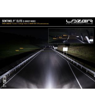 Extraljus - Lazer - Sentinel 9 - Elite - 9'' - Gen2 - Driving