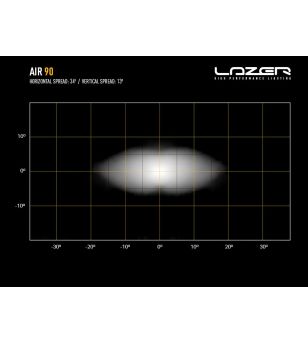 LED Light bar - Lazer - Air 90 - 16" - Position light White/Amber - multiple flash patterns - Driving