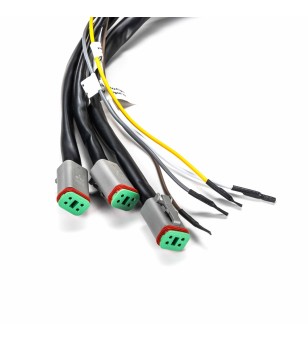 Kabelsats - Ledson - 3 lampor - Max 500W - 4 pinnar - Deutsch DT - 12V