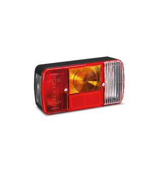 Bakljus - SIM - 3127 - 7.4" - 18.9cm - Bak - Broms - Blink - Back - 12V-24V