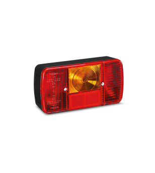 Tail light - SIM - 3127 - Fog lamp - 7.4" - 18.9cm - Tail - Brake - Ind - Rev - Fog - 12V-24V