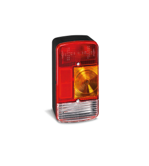 Achterlicht - SIM - 3127 - Verticaal - 7.4" - 18.9cm - Achter - Rem - Richting - Achteruit - 12V-24V