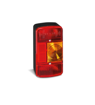 Rückleuchte - SIM - 3127 - Vertikale - 7.4" - 18.9cm - Nebelscheinwerfer - Rück - Brems - Blink - Rückfahr - Nebel - 12V-24V - 