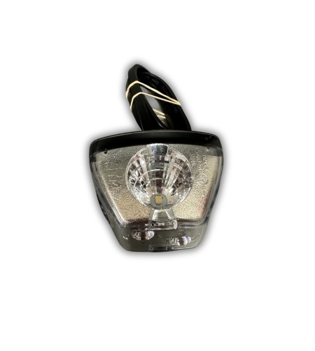 Breedtelamp - SIM - 3199 - Links/Rechts - Chrome - 2.4" - 6cm - LED - Wit/Amber/Rood - 12V-24V