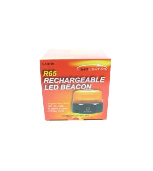 Zwaailamp - 247 Lighting - Magnetisch - 12cm - Oplaadbaar - 2 Flitspatronen - Amber - R65 - 12V-24V