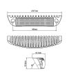 Werklamp - 247 Lighting - 9'' - wit - Downlighter - Work / Scene