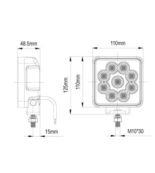 Werklamp - 247 Lighting - Explorer 6840 - 4'' - Work / Scene