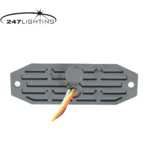 Flitser - 247 Lighting - 8-Led - 10cm - 11 Flitspatronen - Amber - R65 - 12V-24V