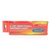 Blixtljus - 247 Lighting - 8-Led - 10cm - 11 Blixtmönster - Bärnsten - R65 - 12V-24V -