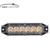 Blitzleuchte - 247 Lighting - 12-Led - 13cm - 11 Blitzmuster - Amber - R65 - 12V-24V