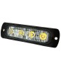 Warning light - 247 Lighting - 4-Led - 3.8" - 9.7cm - Clear - 19 flash patterns - Amber - 12V-30V Warning light - 247 Lighting - 4-Led - 3.8" - 9.7cm - Clear - 19 flash patterns - Amber - 12V-30V