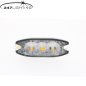 Blixtljus - 247 Lighting - Slimline 3-Led - 3.3" - 8.3cm - Klar - 18 blixtmönster - Bärnsten - R65 - 12V-24V - Blixtljus - 247 Lighting - Slimline 3-Led - 3.3" - 8.3cm - Klar - 18 blixtmönster - Bärnsten - R65 - 12V-24V -