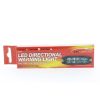 Warning light - 247 Lighting - Slimline 3-Led - 8cm - 18 Flash patterns - Amber - R65 - 12V-24V