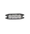 Flitser - 247 Lighting - Slimline 4-Led - 10cm - 18 Flitspatronen - Amber - R65 - 12V-24V