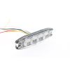 Blitzleuchte - 247 Lighting - Slimline 4-Led - 10cm - 18 Blitzmuster - Amber - R65 - 12V-24V